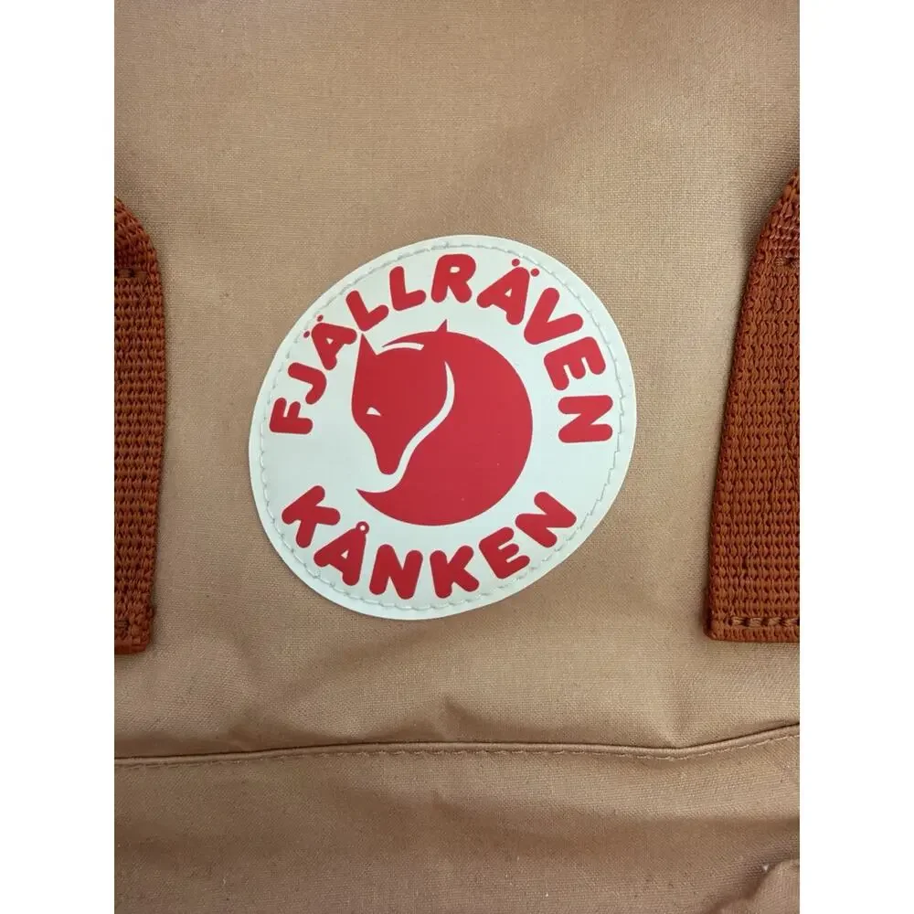 Fjallraven Kanken Classic Backpack Peach Sand Terracotta Brown Daypack Bag
